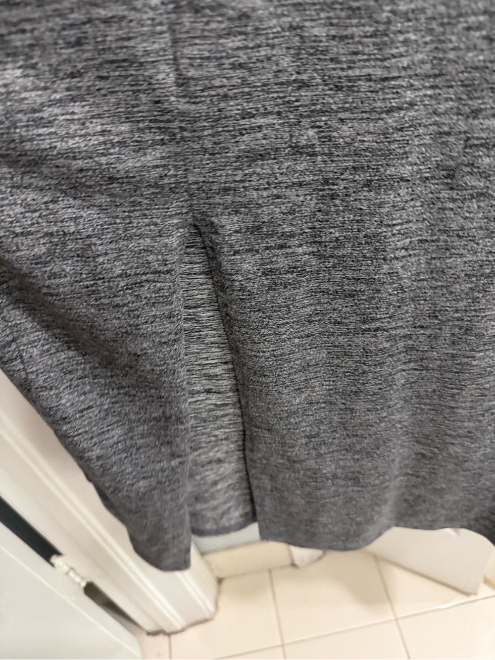 Calvin Klein sleeveless Grey Midi Bodycon Dress Sz M - Picture 3 of 5